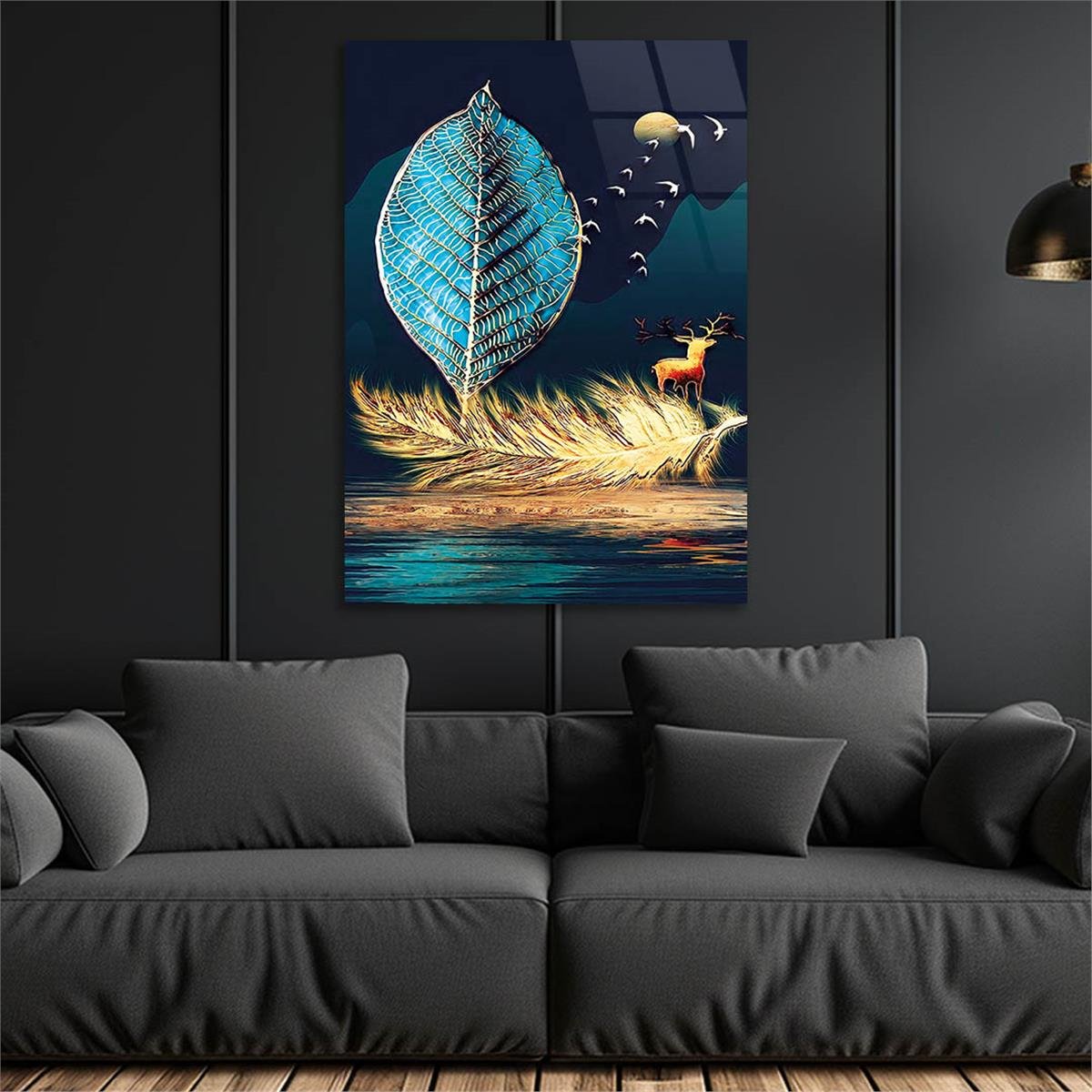 Tempered Glasss Wall Arts Art-Themed