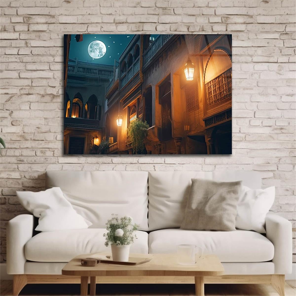 Yatay DoğaTemalı Cam Tablo 386