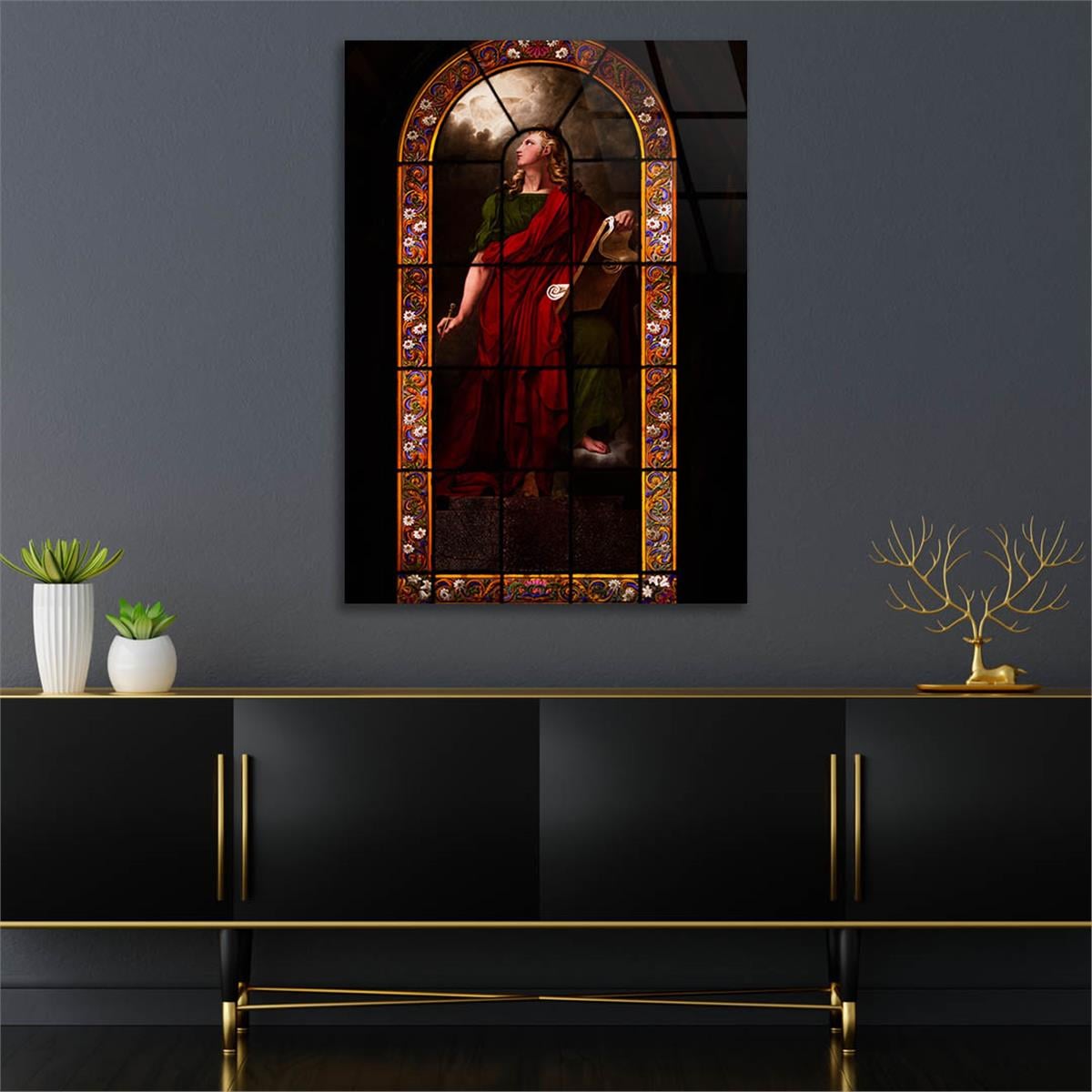 Tempered Glasss Wall Arts Art-Themed