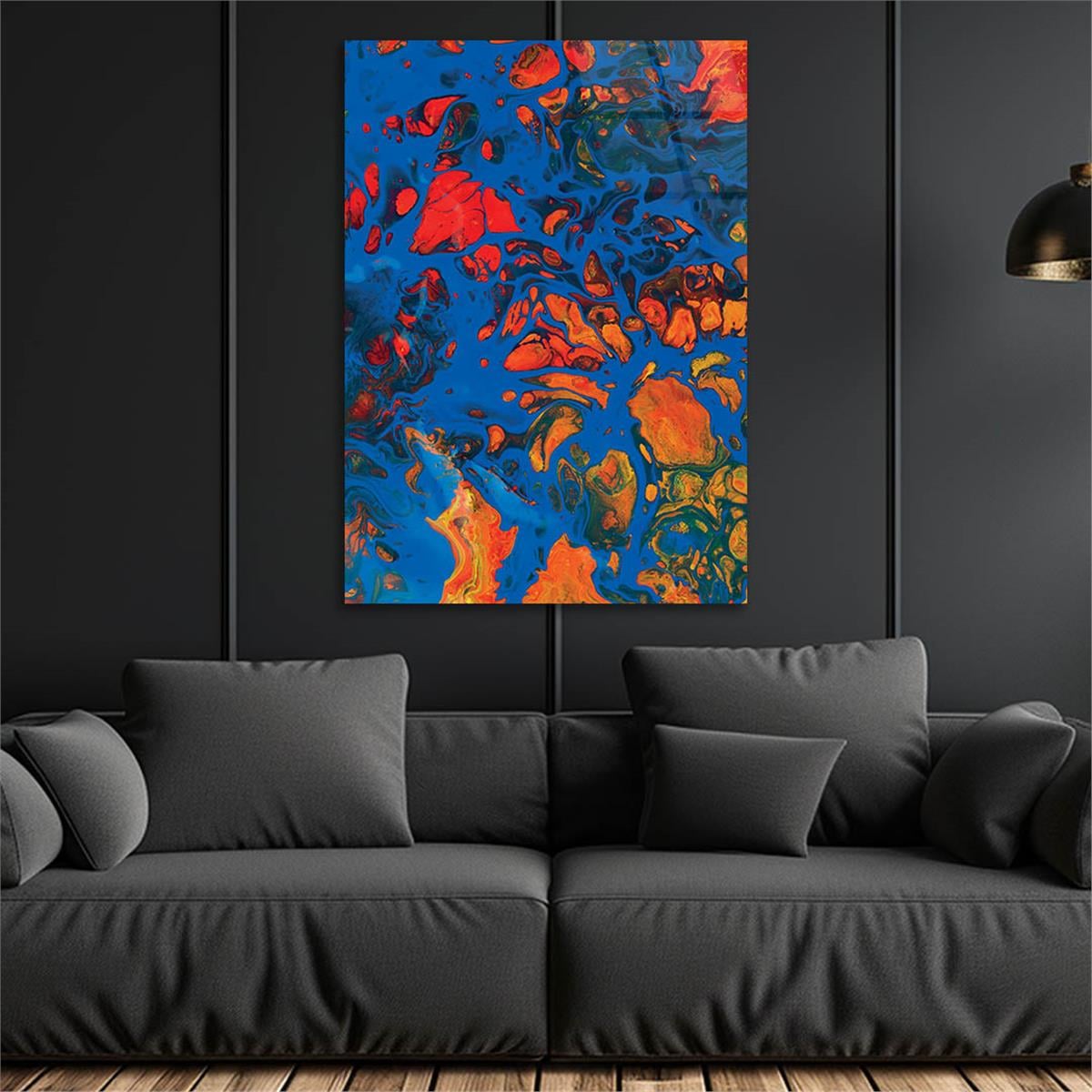 Vertical Tempered Glasss Wall Arts Art-Themed263
