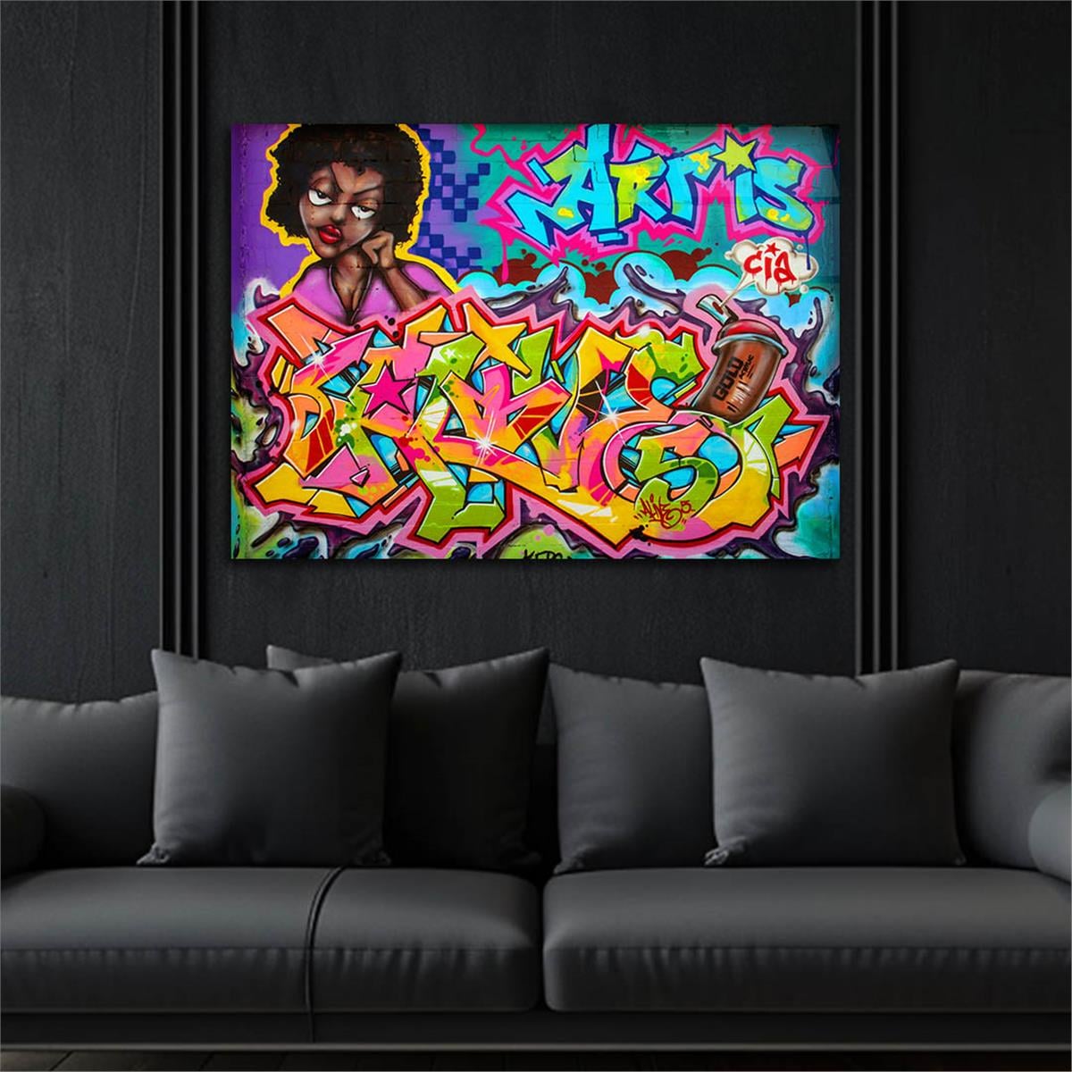 Sanat Temalı Cam Tablo 520