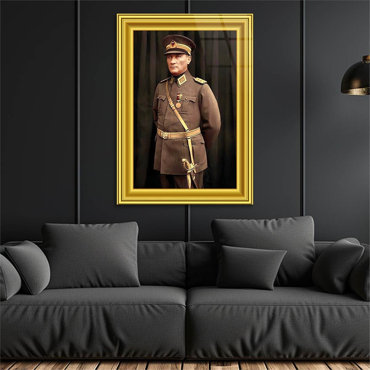 MUSTAFA KEMAL ATATÜRK Tempered Glasss Wall Art 