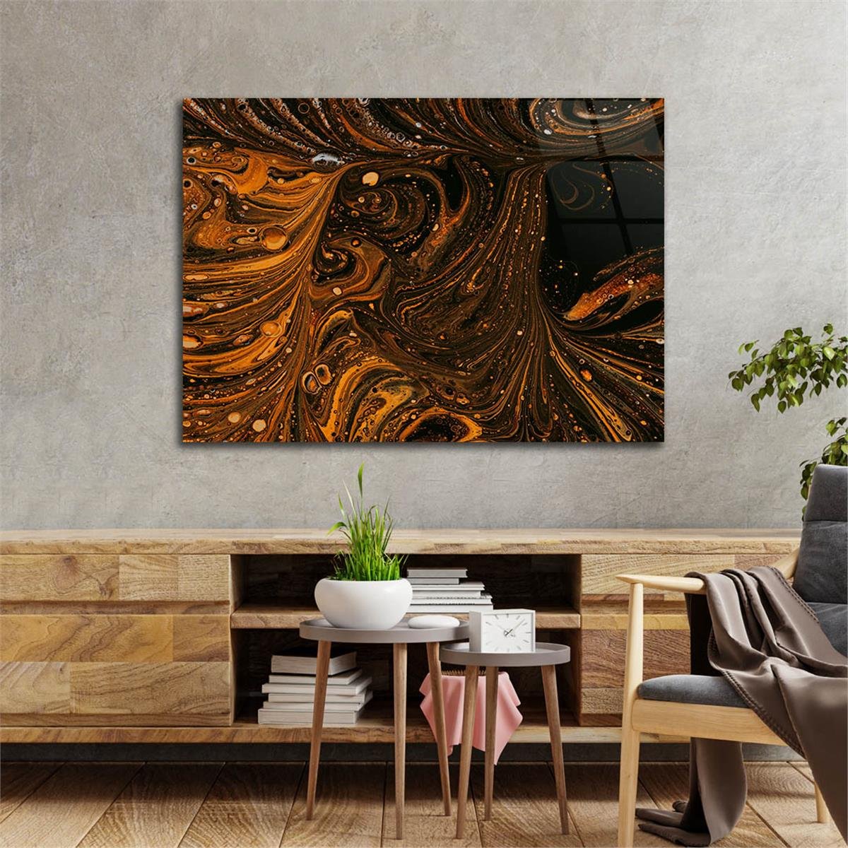Sanat Temalı Cam Tablo 541