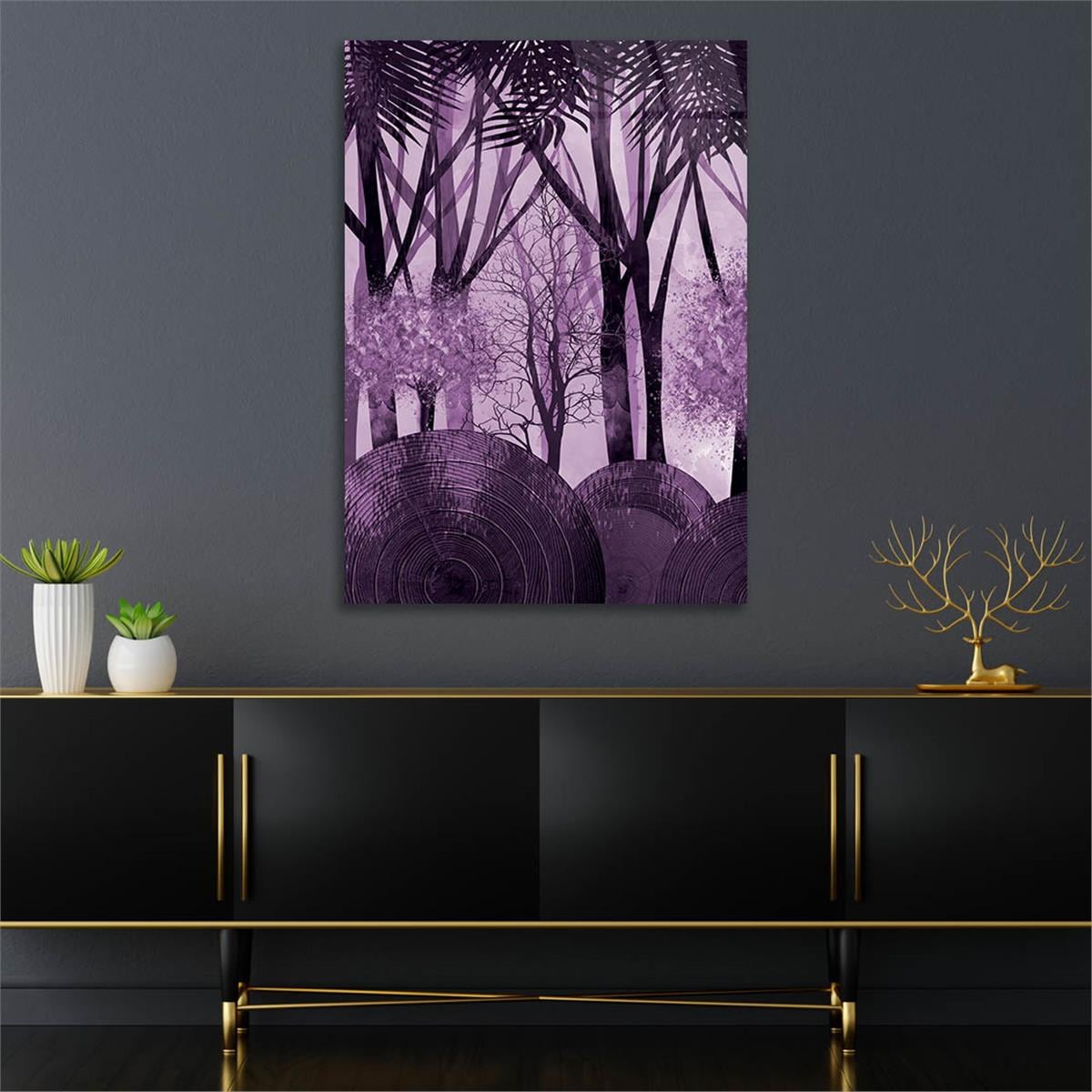 Vertical Tempered Glasss Wall Arts Art-Themed270