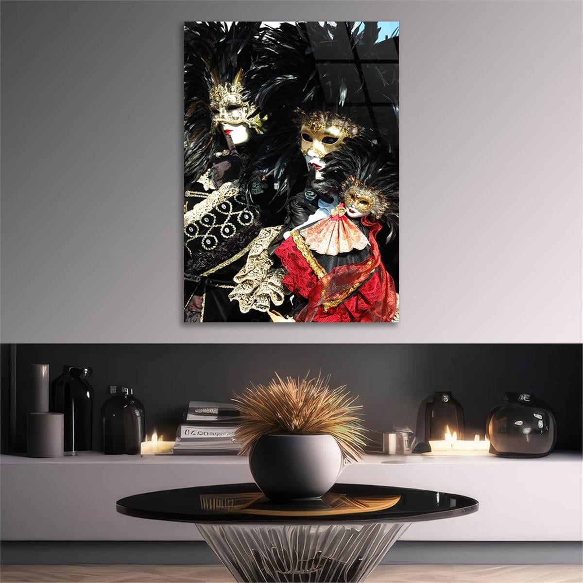 Tempered Glasss Wall Arts Art-Themed