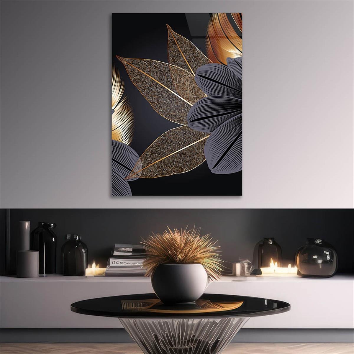 Tempered Glasss Wall Arts Art-Themed