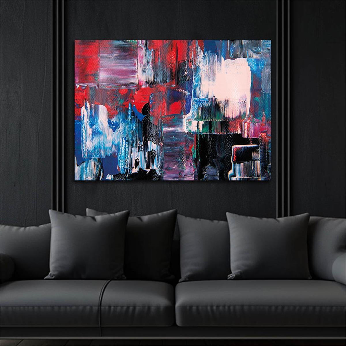 Horizontal Art-Themed Tempered Glass Wall Art 307