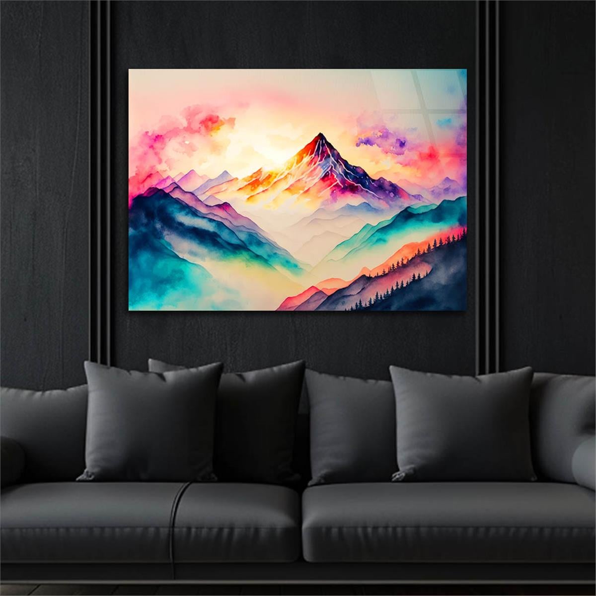 Sanat Temalı Cam Tablo 400