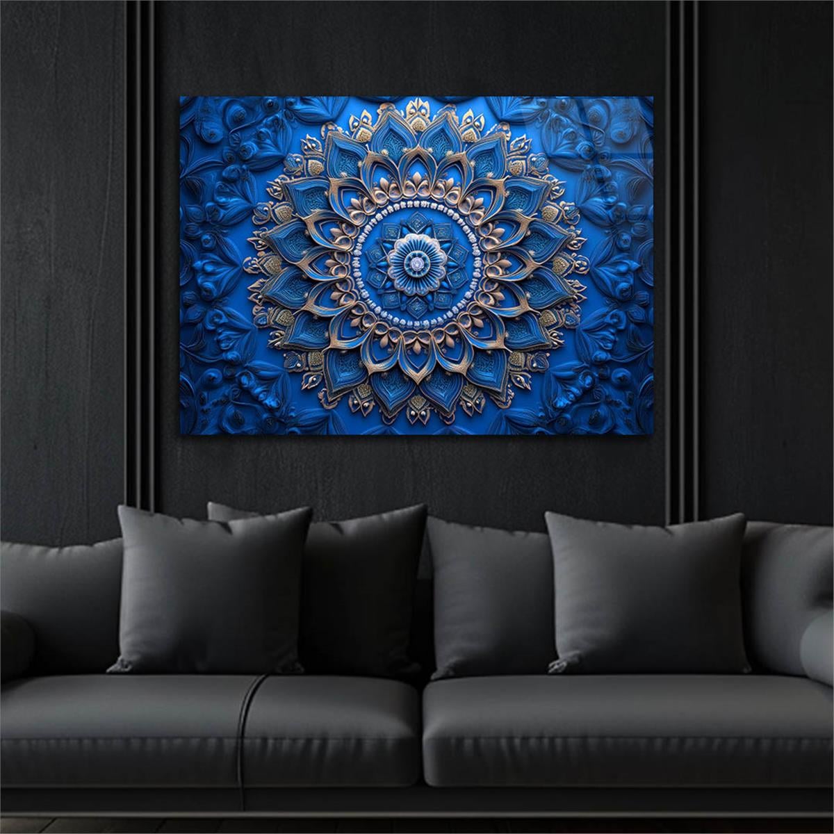 Yatay Sanat Temalı Cam Tablo 584