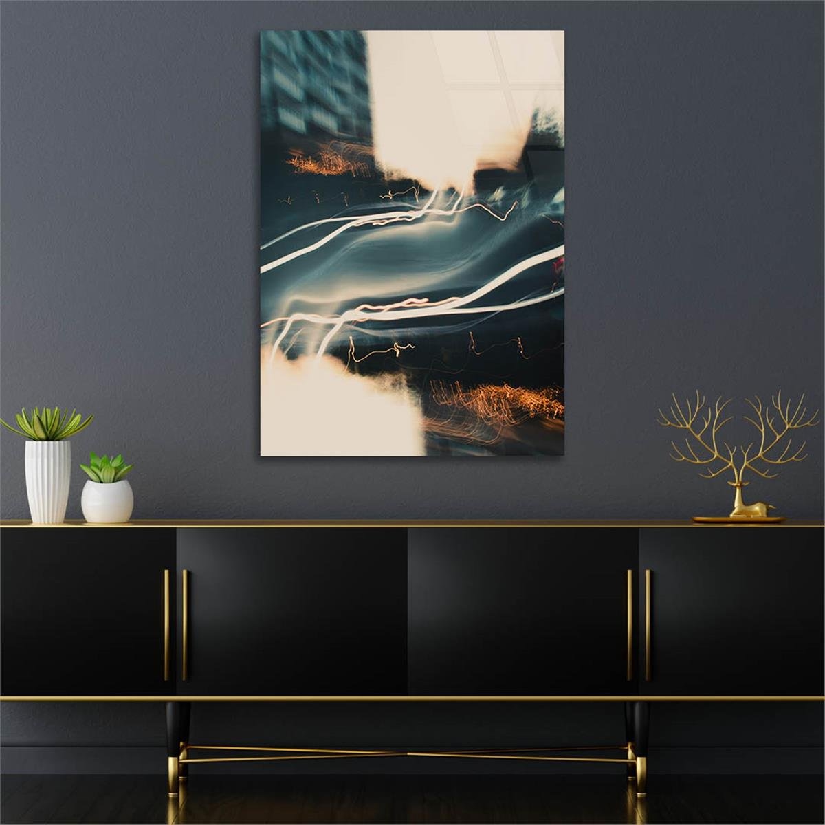 Tempered Glasss Wall Arts Art-Themed