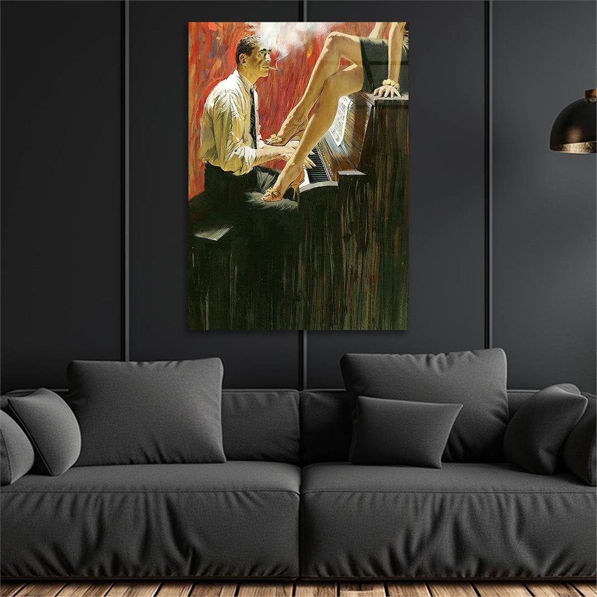 Tempered Glasss Wall Arts Art-Themed