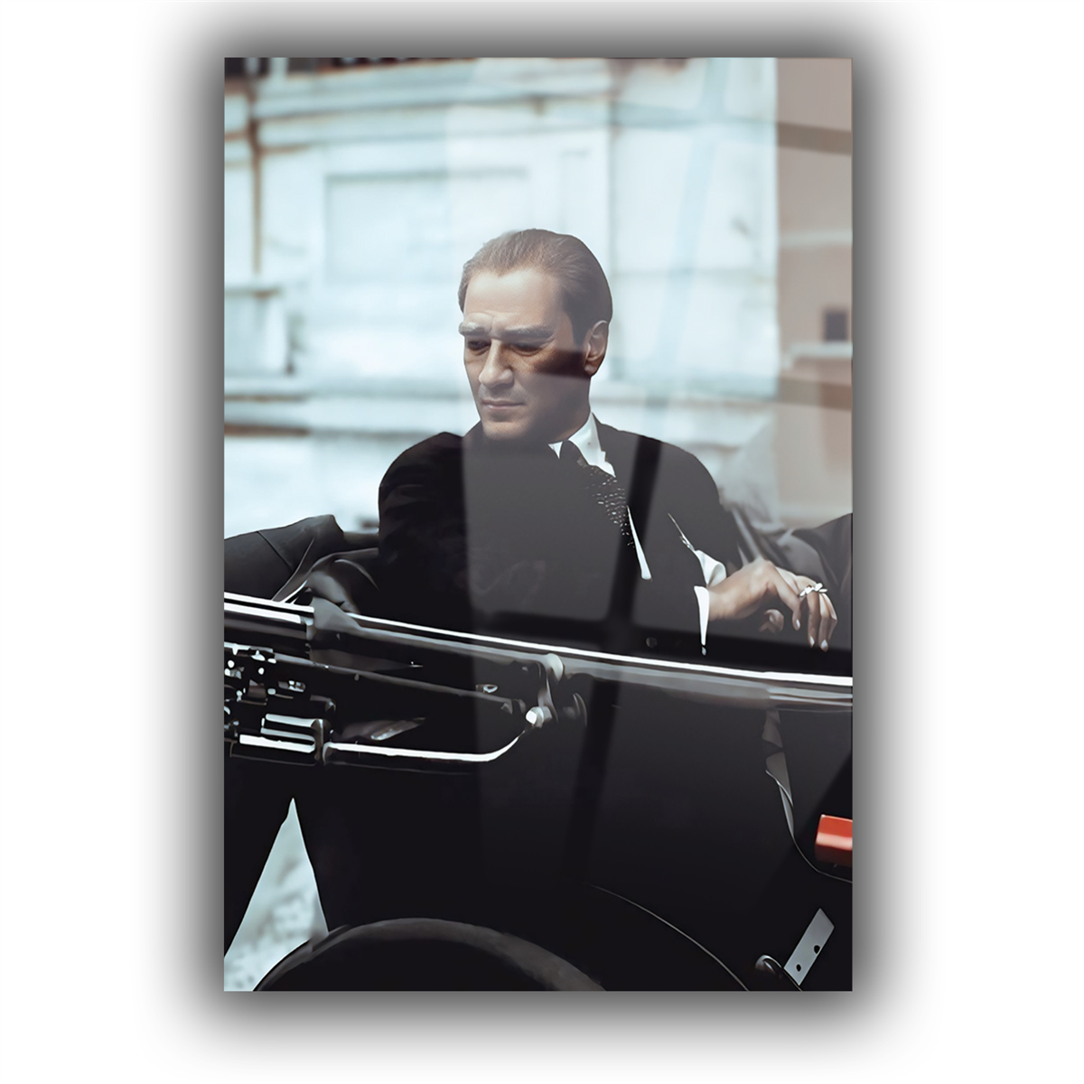 Dikey VatanTemalı Cam Tablo 248