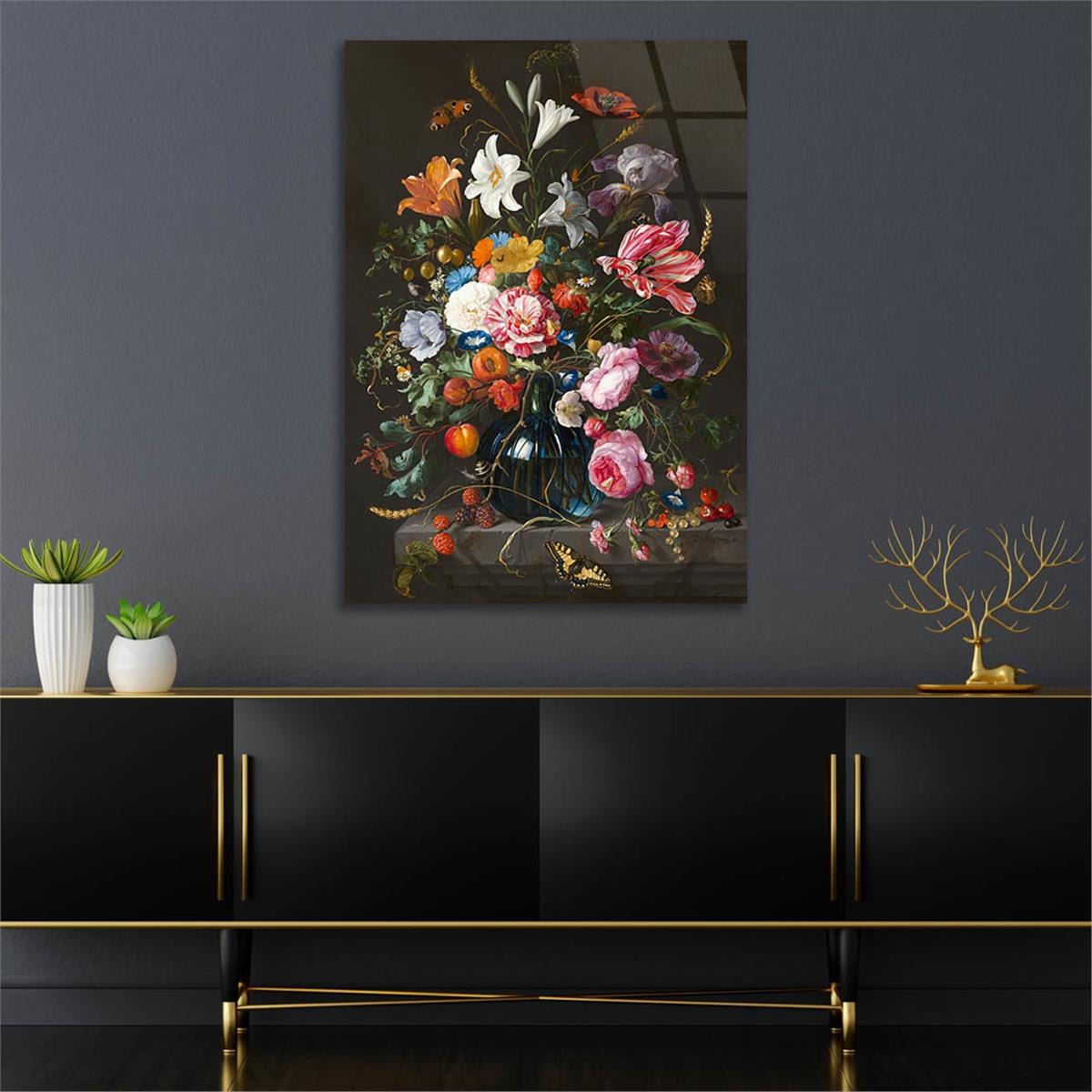 Kunst Thema auf bedrucktem Glas