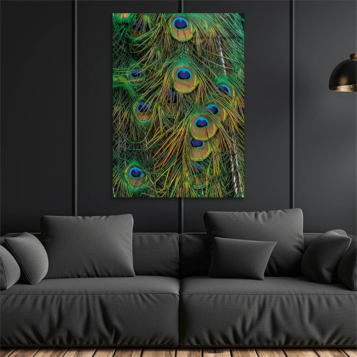 Vertical Tempered Glasss Wall Arts Natured-Themed165