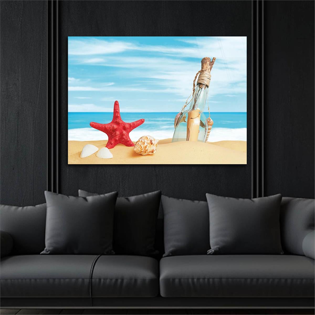 Horizontal Art-Themed Tempered Glass Wall Art 271