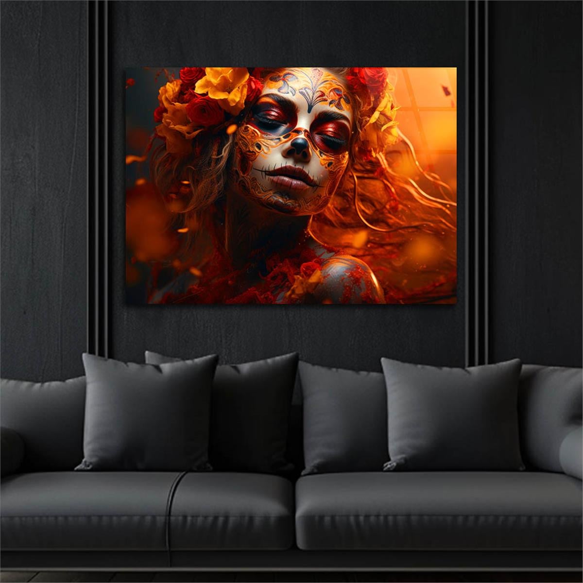 Sanat Temalı Cam Tablo 447