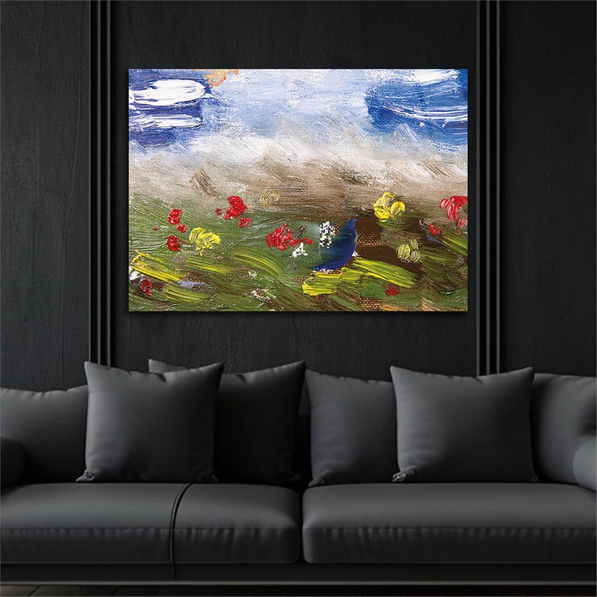 Horizontal Natured-Themed Tempered Glass Wall Art 301