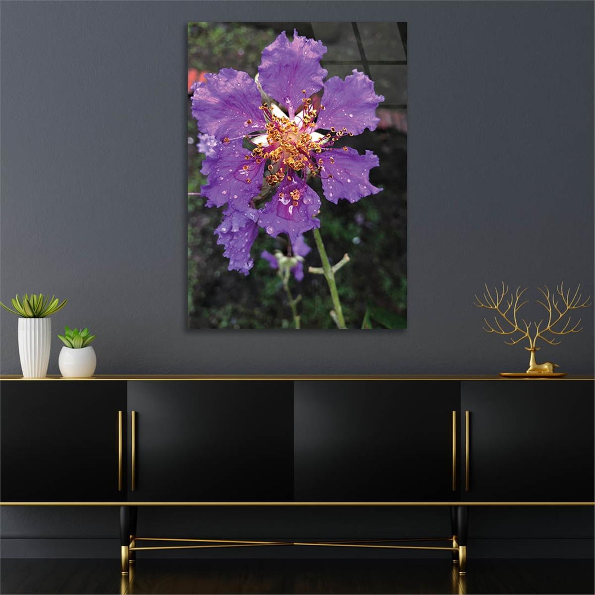 Tempered Glasss Wall Arts Natured-Themed