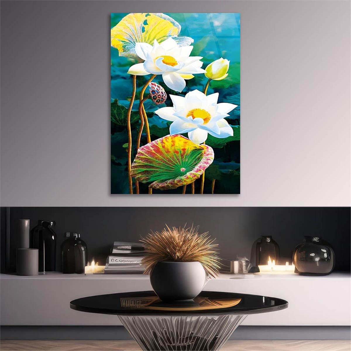 Tempered Glasss Wall Arts Art-Themed