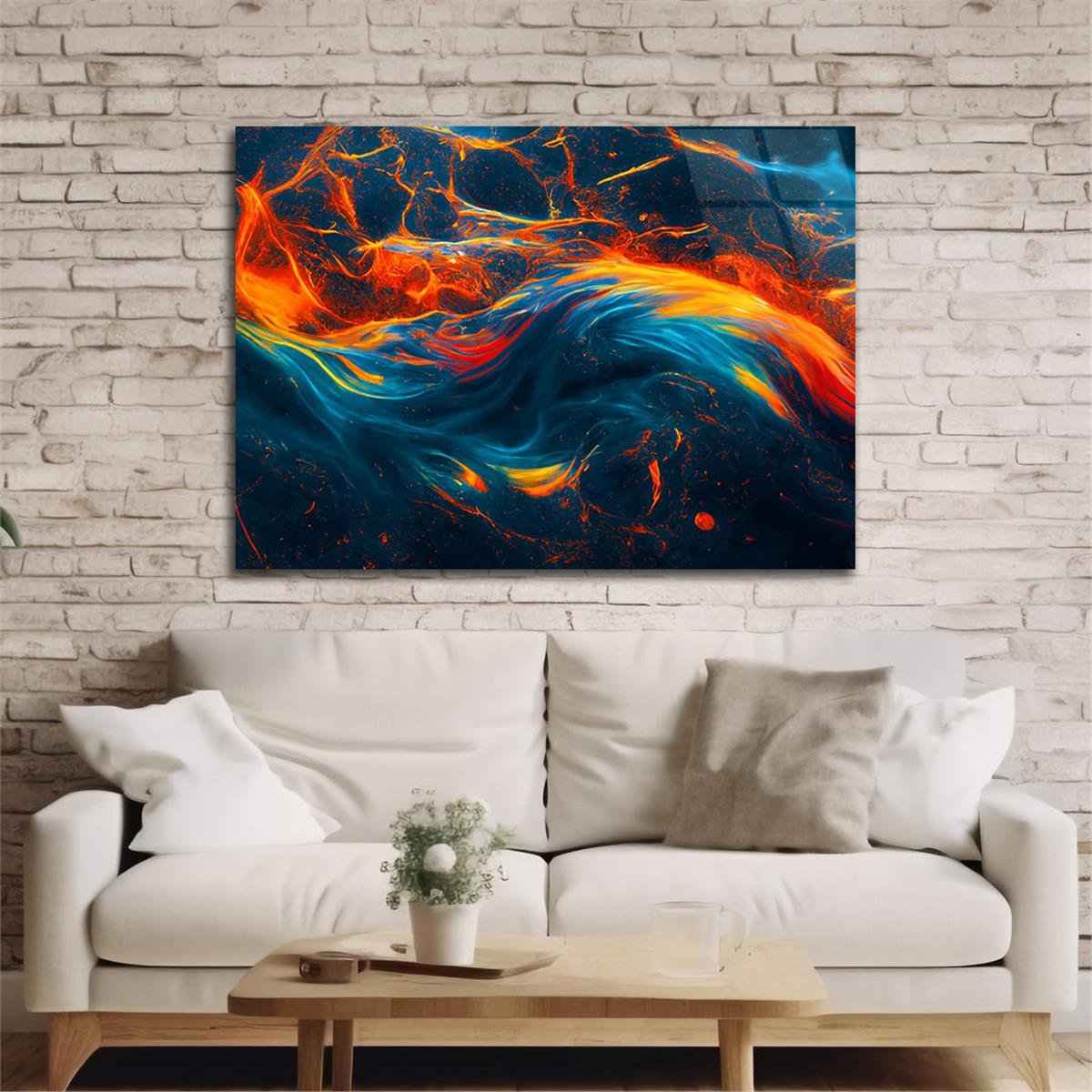 Sanat Temalı Cam Tablo 373