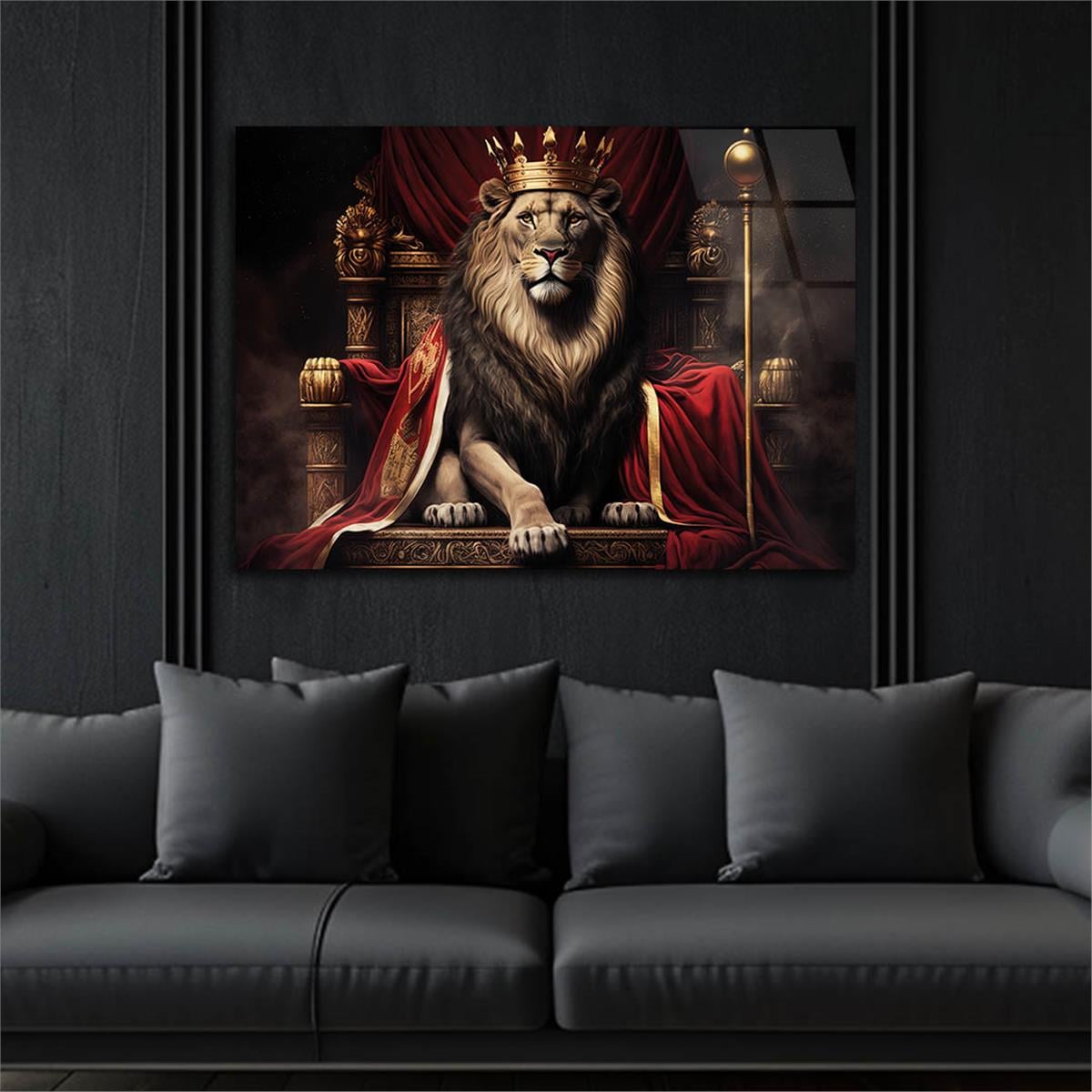 Horizontal Natured-Themed Tempered Glass Wall Art 330