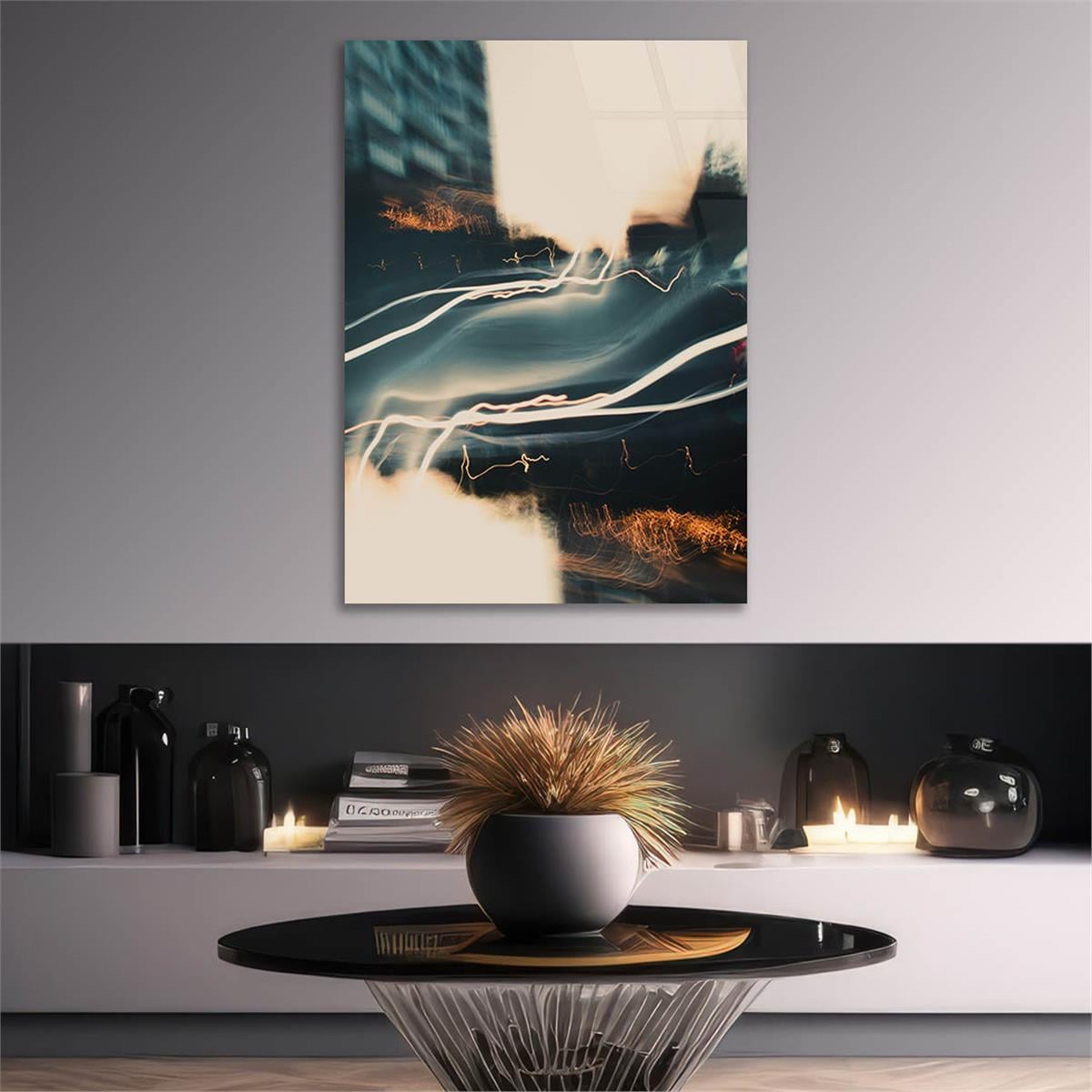 Tempered Glasss Wall Arts Art-Themed