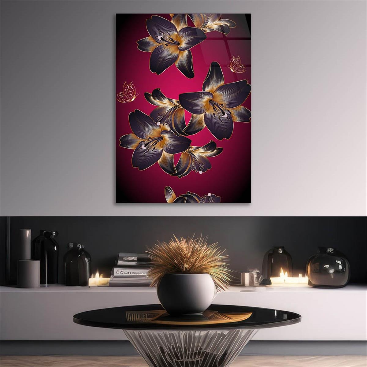 Tempered Glasss Wall Arts Art-Themed