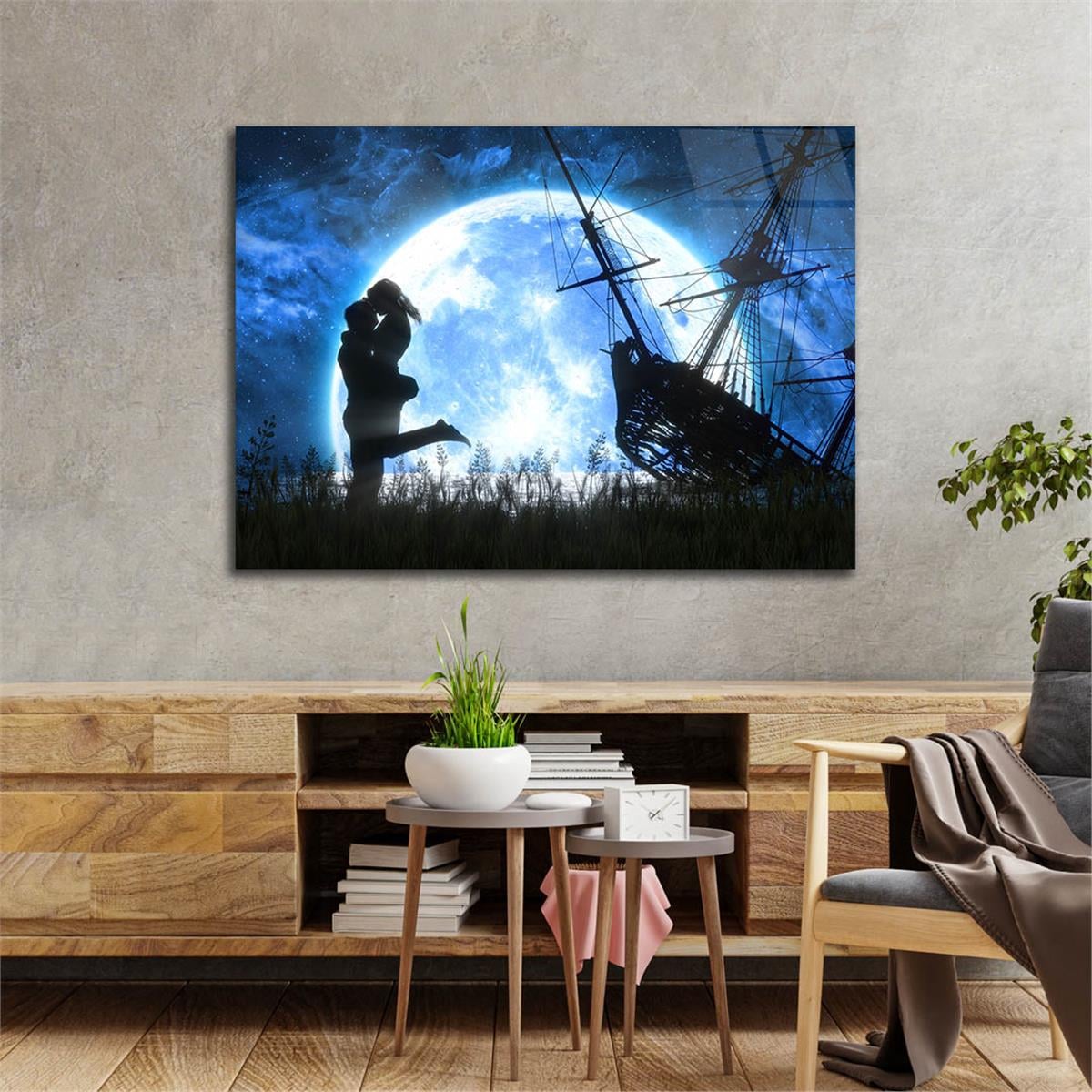 Sanat Temalı Cam Tablo 516