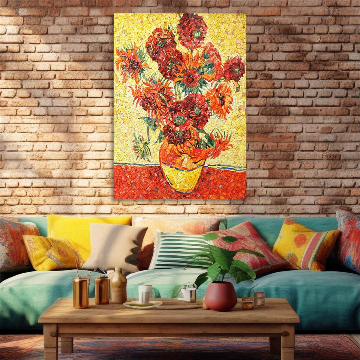 Tempered Glasss Wall Arts Art-Themed