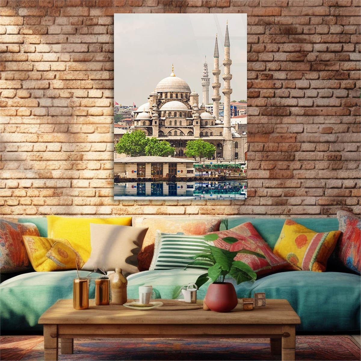 Dikey Dini Temalı Cam Tablo 280