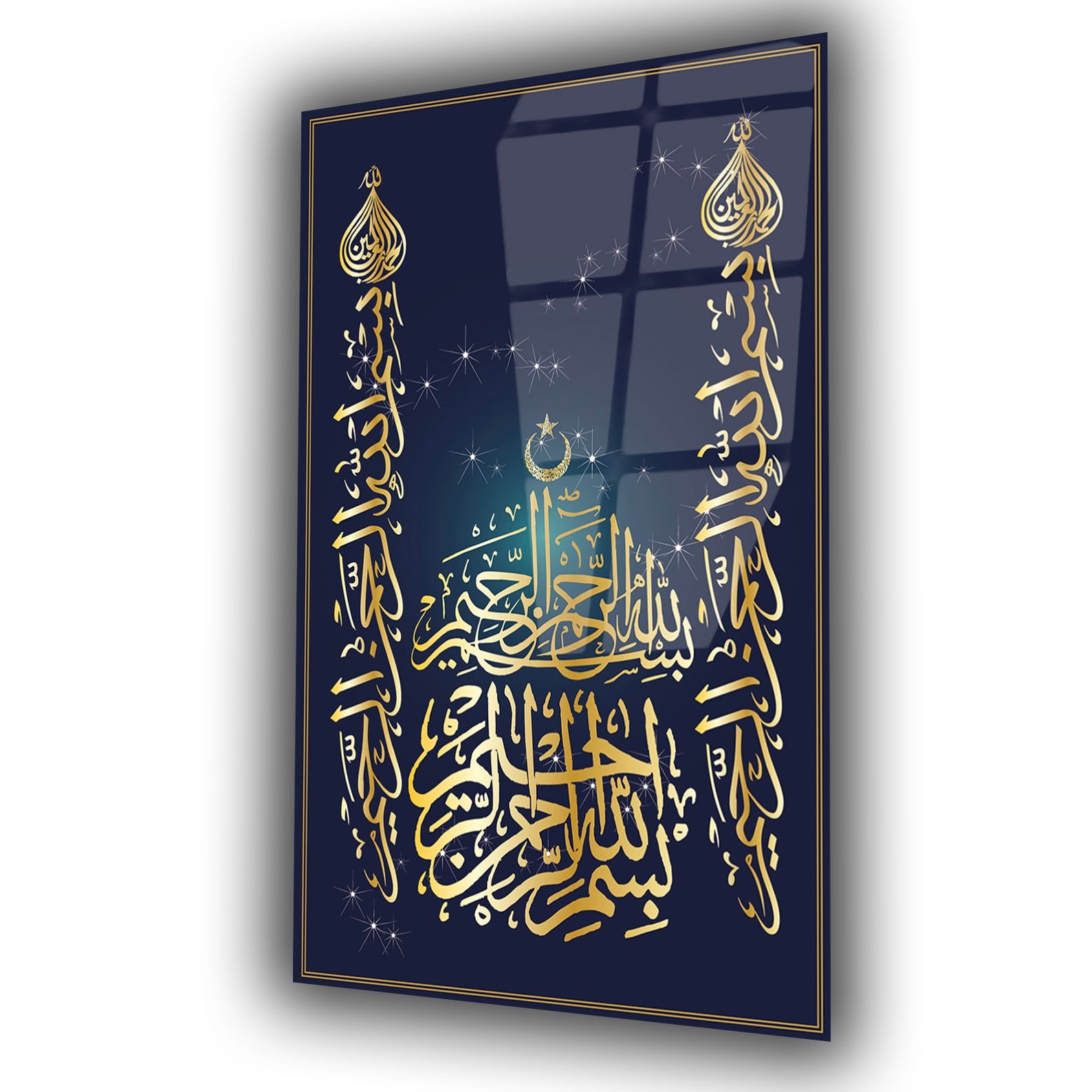 لوح زجاجي ديني