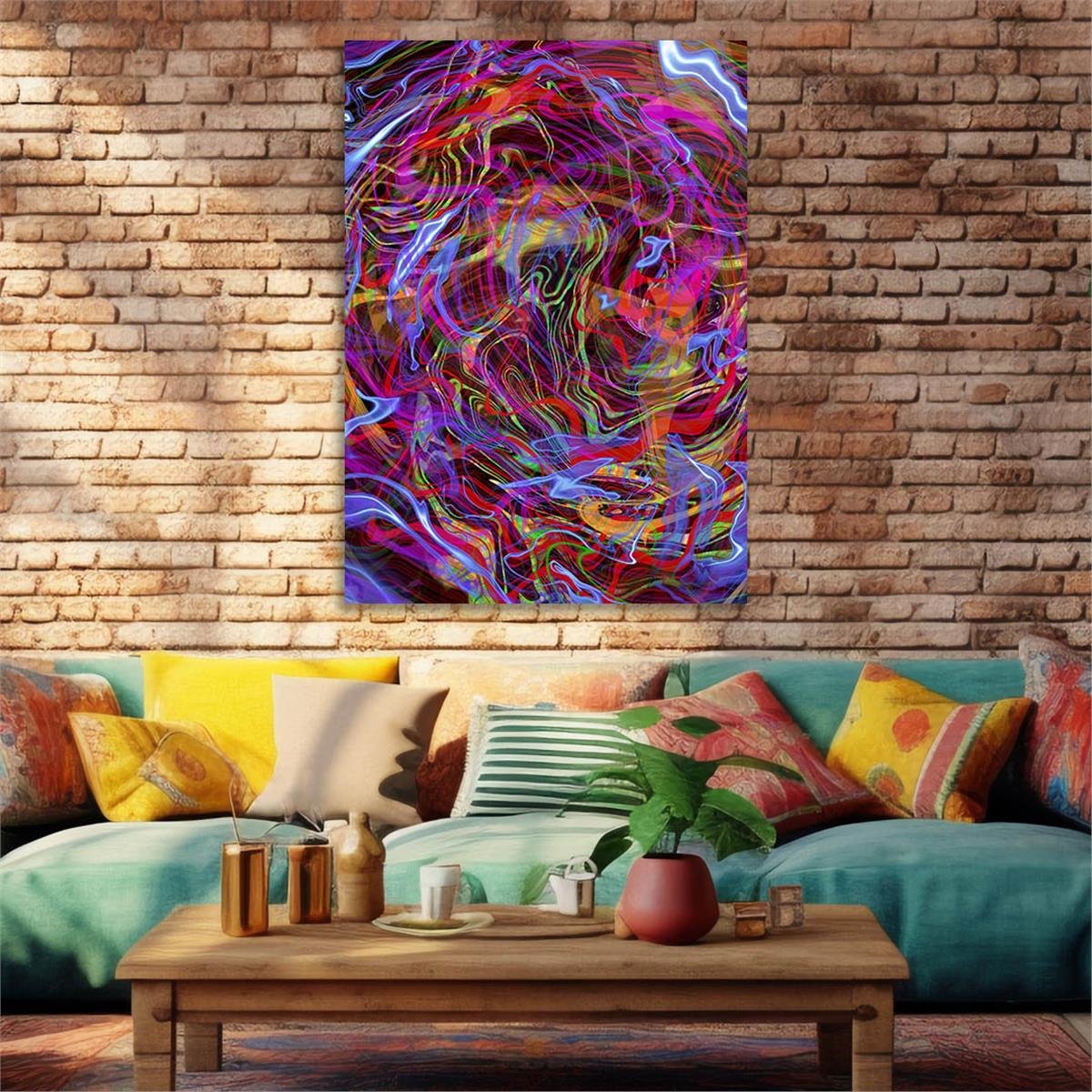 Tempered Glasss Wall Arts Art-Themed