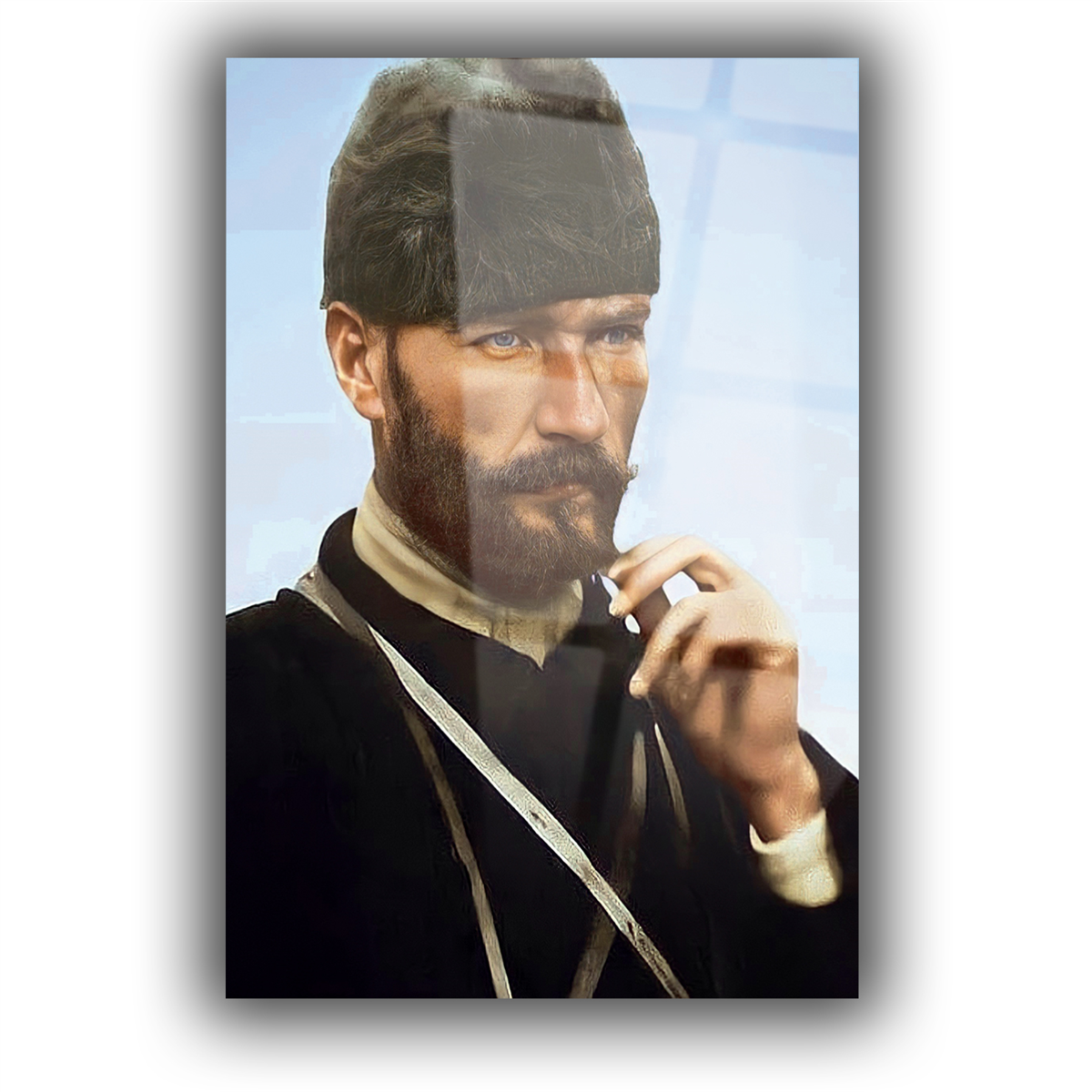 MUSTAFA KEMAL ATATÜRK GÖRSELLİ CAM TABLO