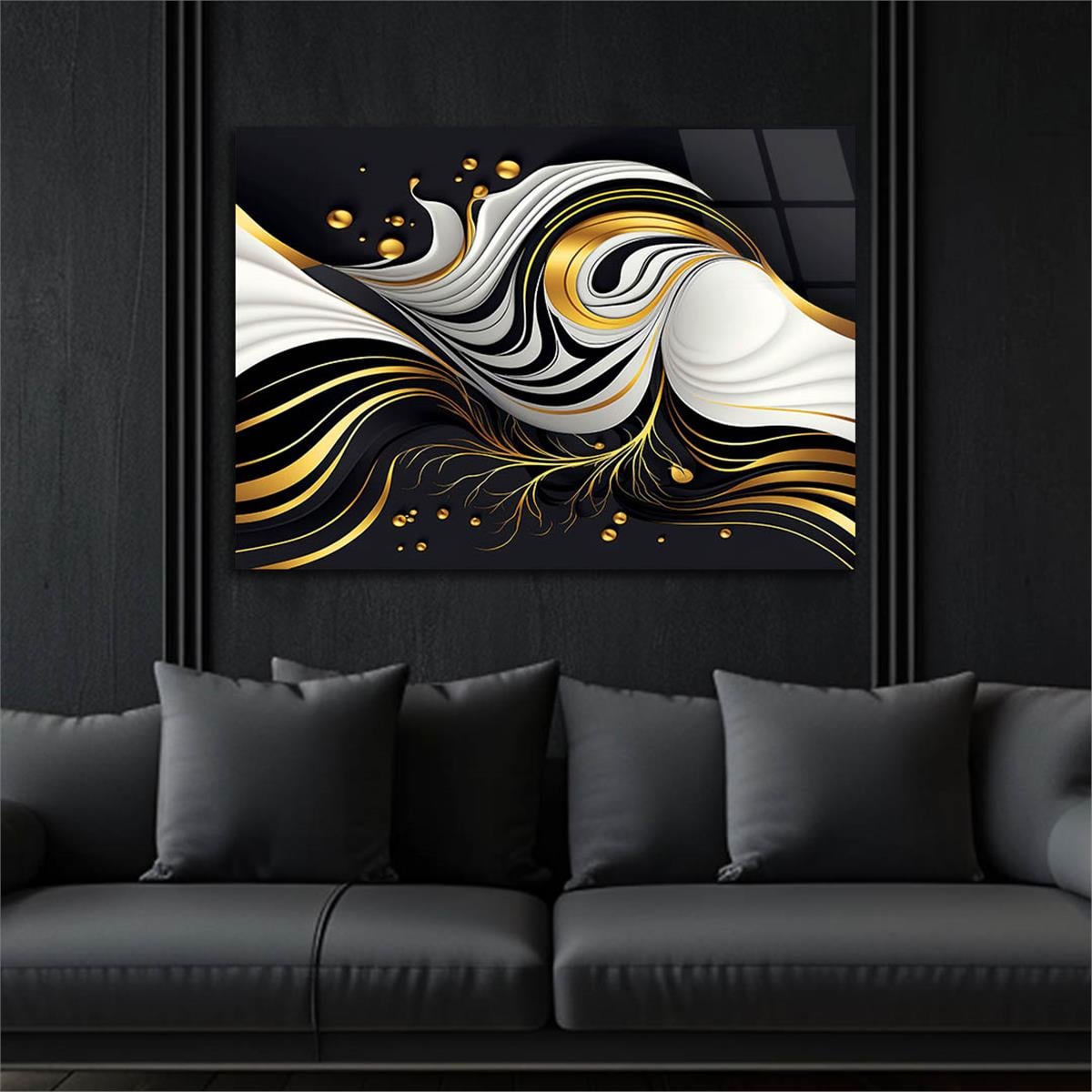 Sanat Temalı Cam Tablo 540