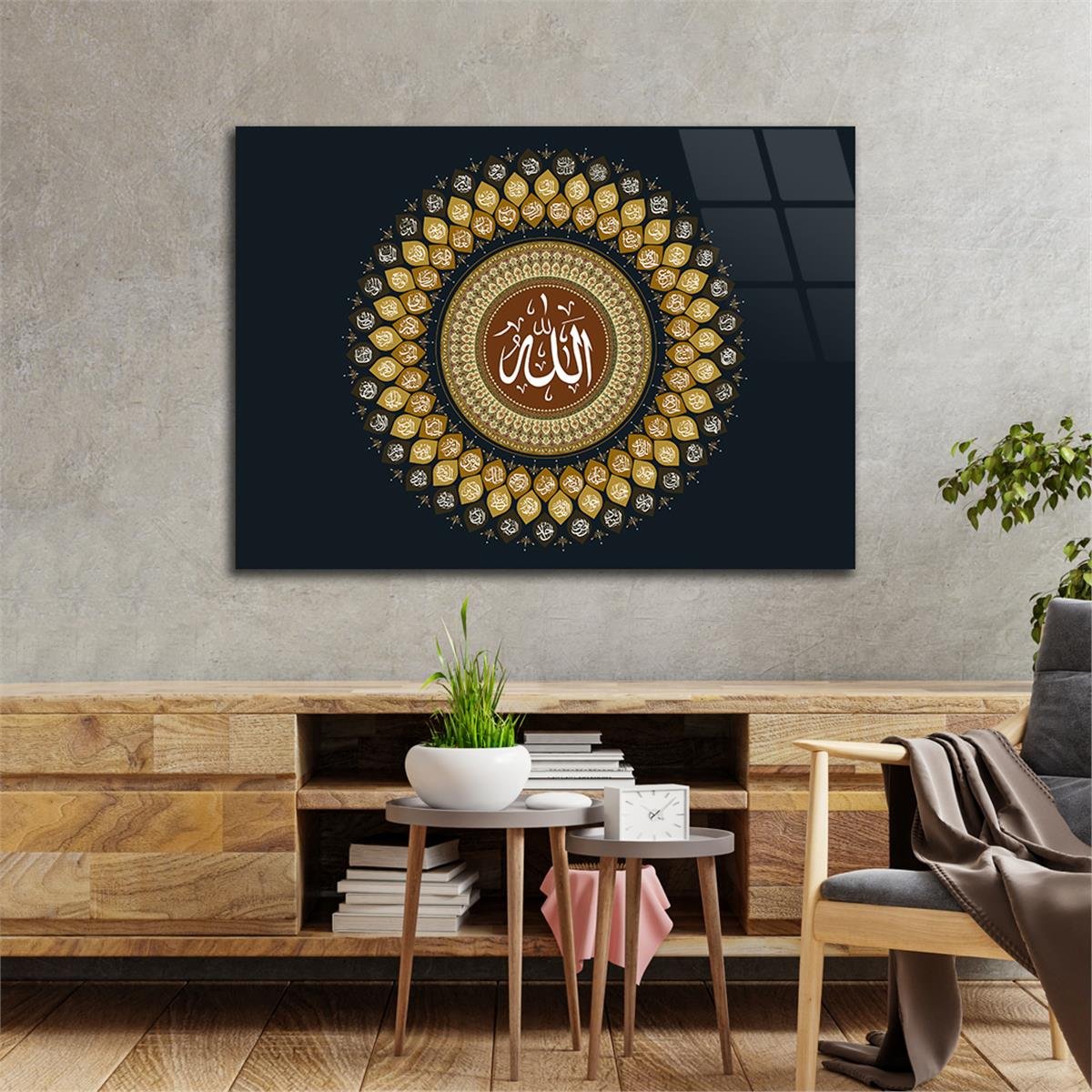 Tempered Glasss Wall Arts Religious-Themed
