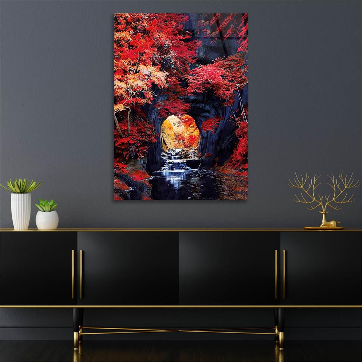 Tempered Glasss Wall Arts Art-Themed