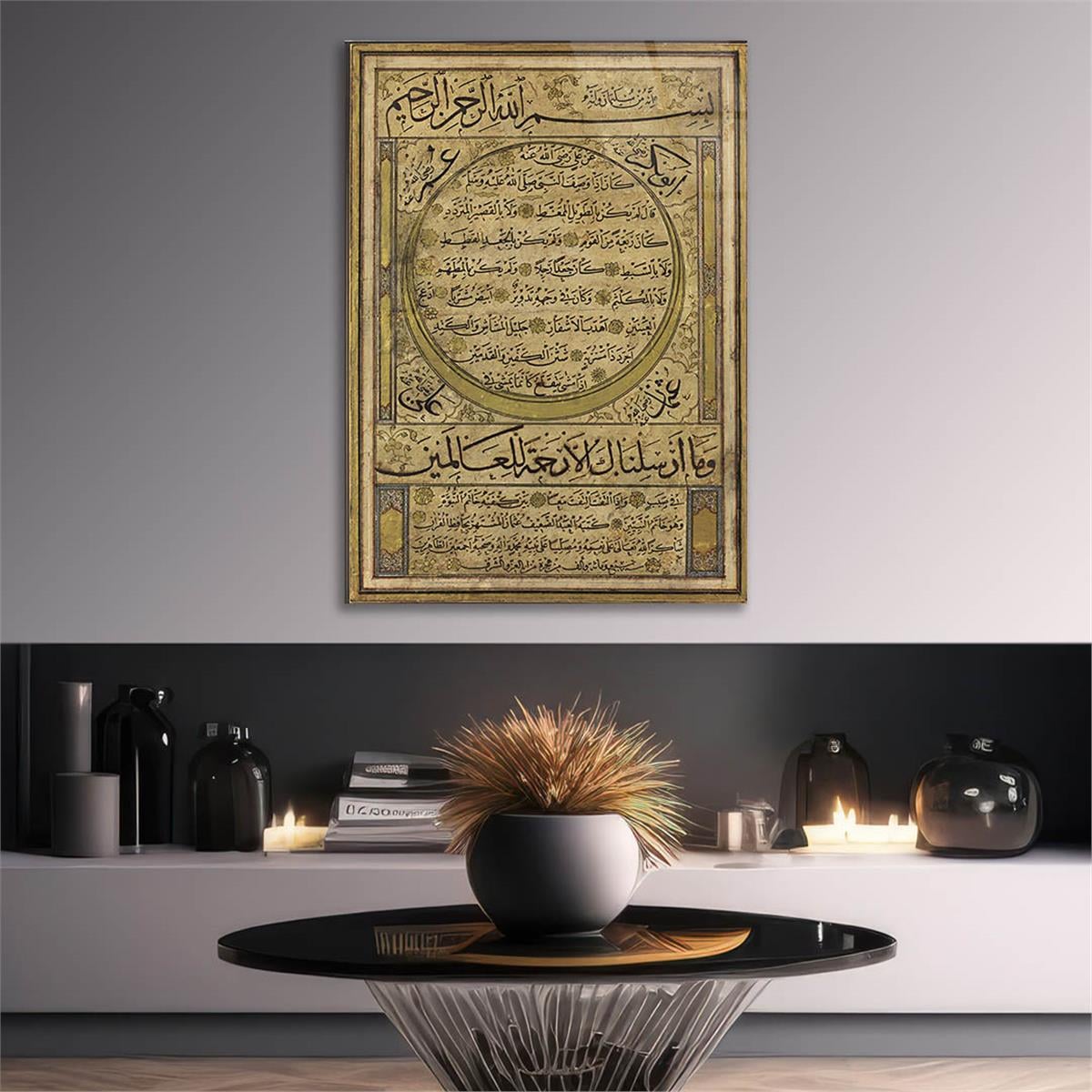 Tempered Glasss Wall Arts Religious-Themed