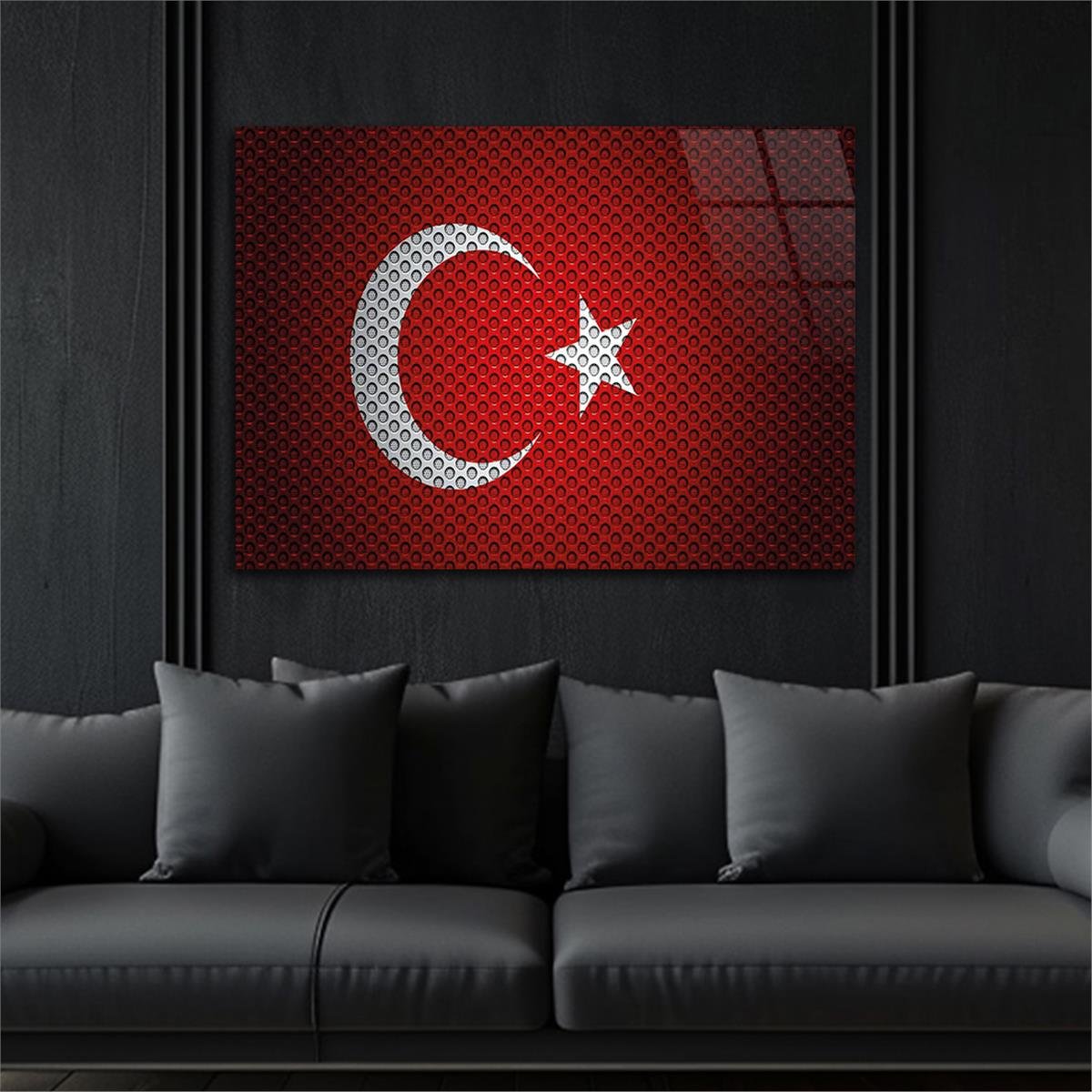 Horizontal National-Themed Tempered Glass Wall Art 74