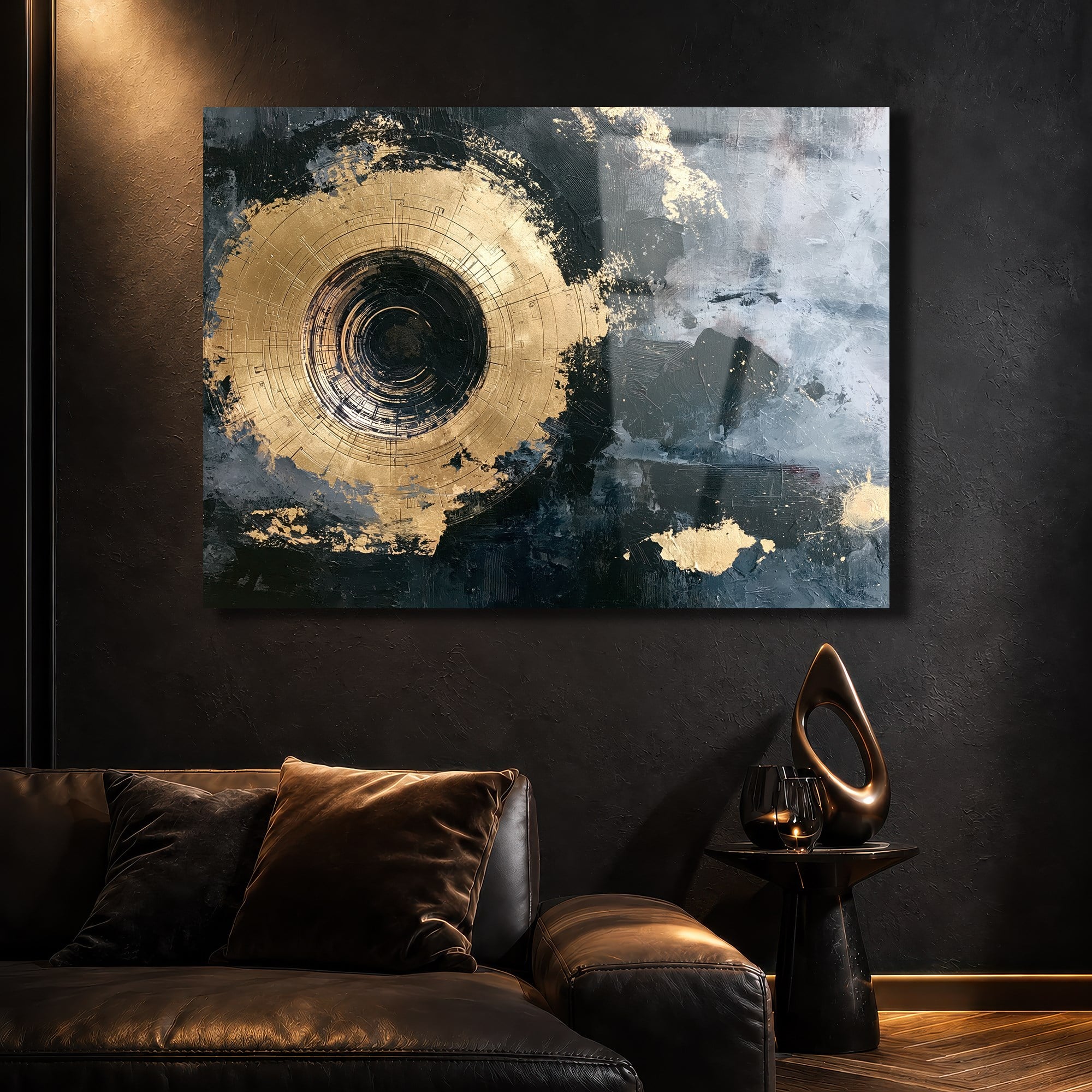 Kunst Thema auf bedrucktem Glas 574