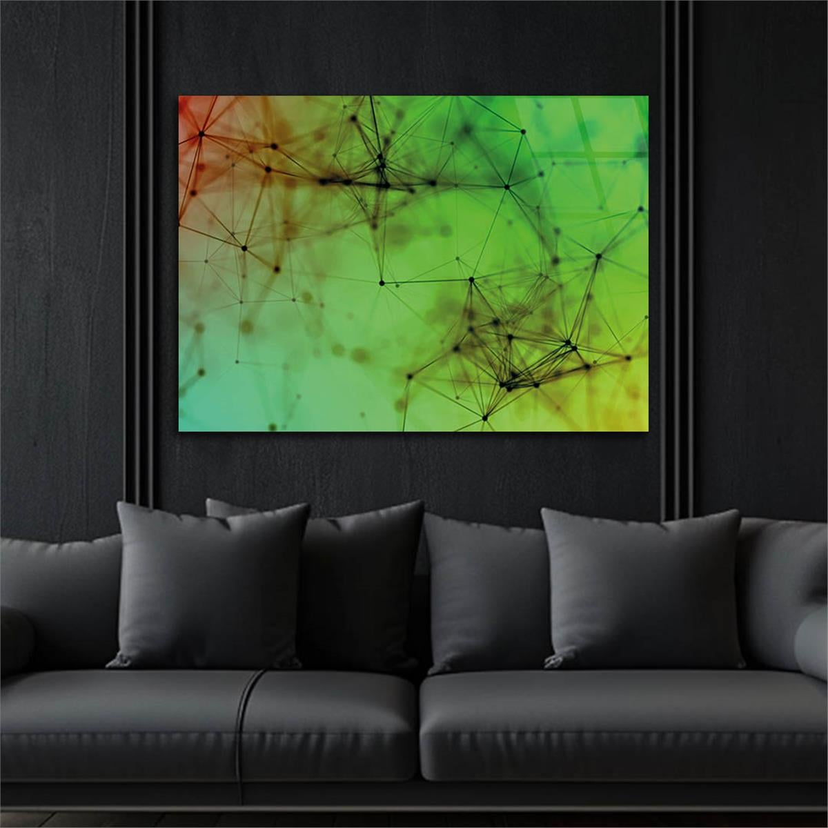 Horizontal Art-Themed Tempered Glass Wall Art 245