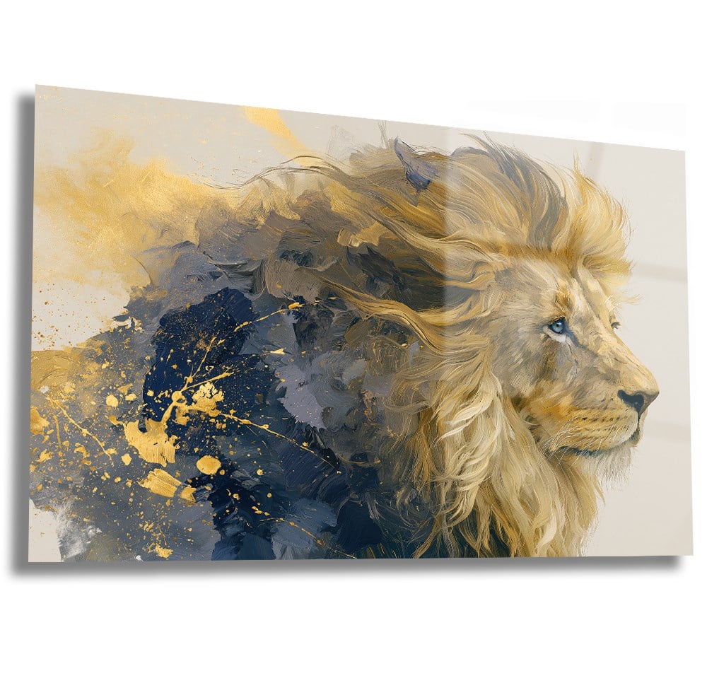 Horizontal Art-Themed Tempered Glass Wall Art 577