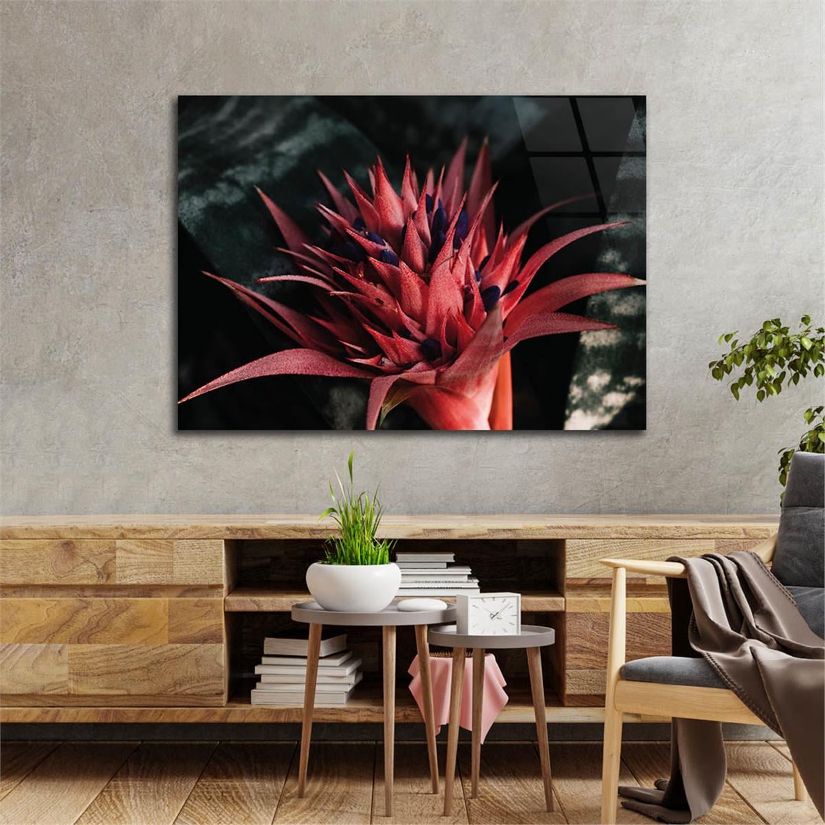 Horizontal Natured-Themed Tempered Glass Wall Art 322