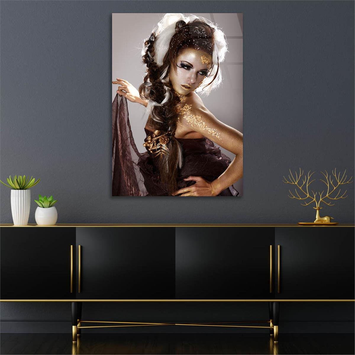Tempered Glasss Wall Arts Art-Themed