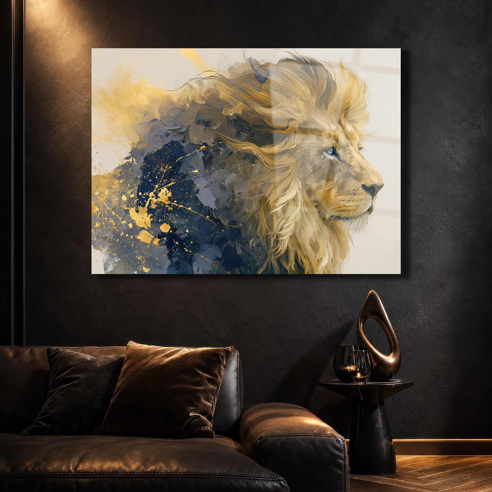 Horizontal Art-Themed Tempered Glass Wall Art 577