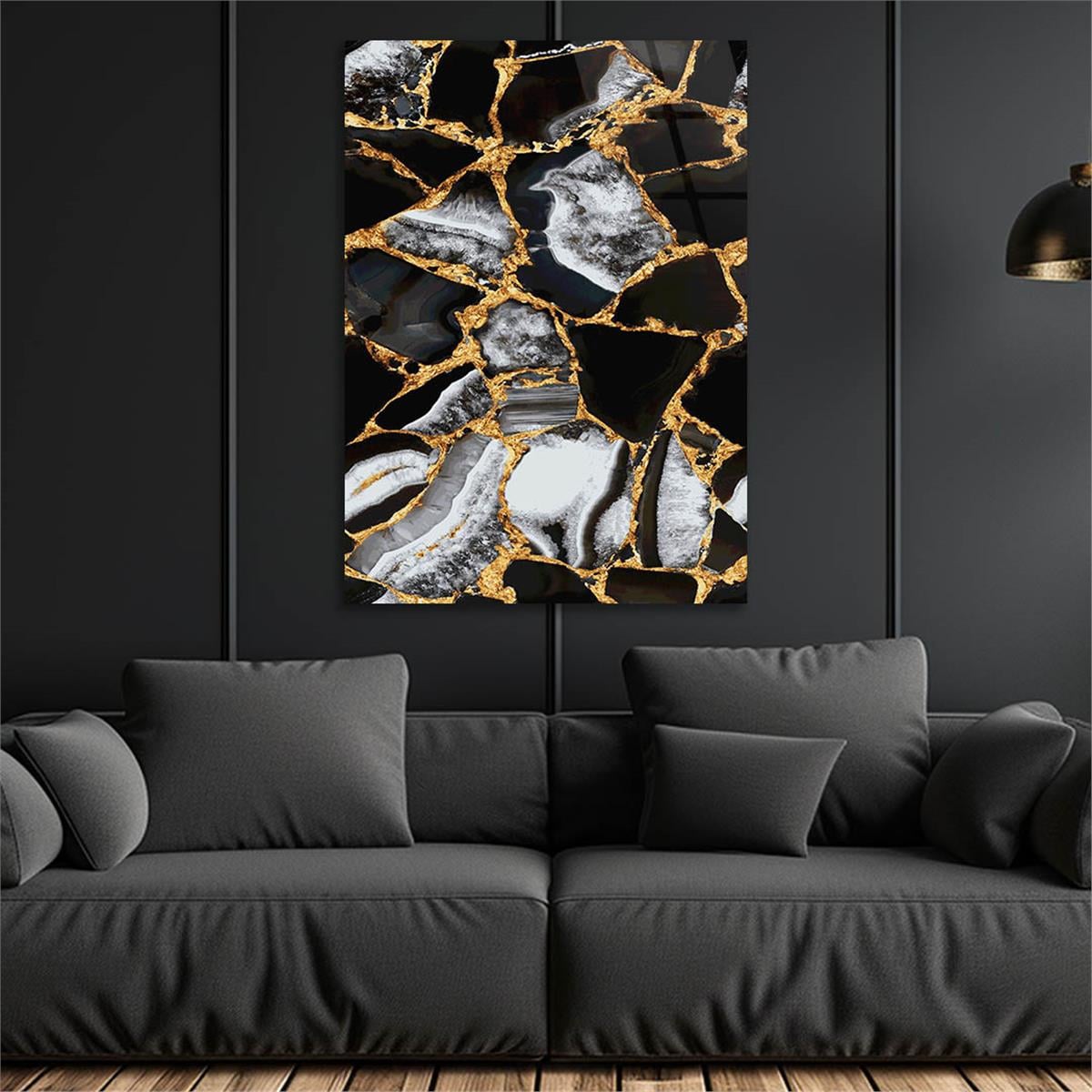 Tempered Glasss Wall Arts Art-Themed