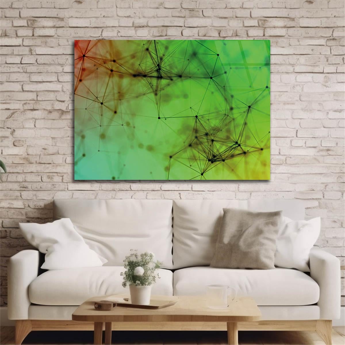 Horizontal Art-Themed Tempered Glass Wall Art 245