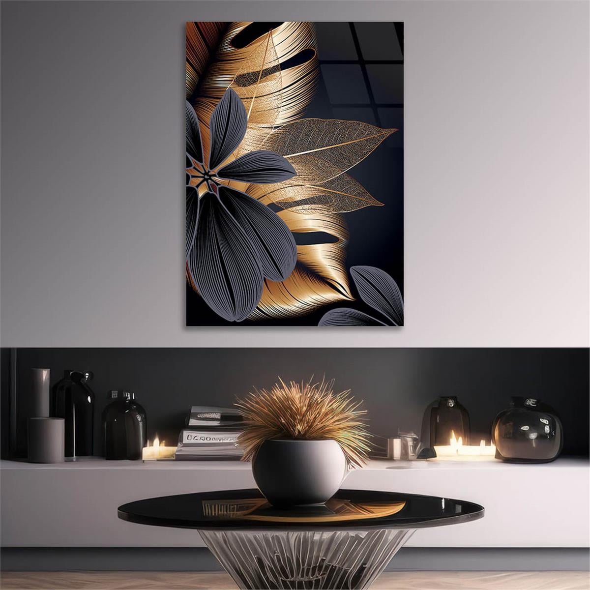 Tempered Glasss Wall Arts Art-Themed