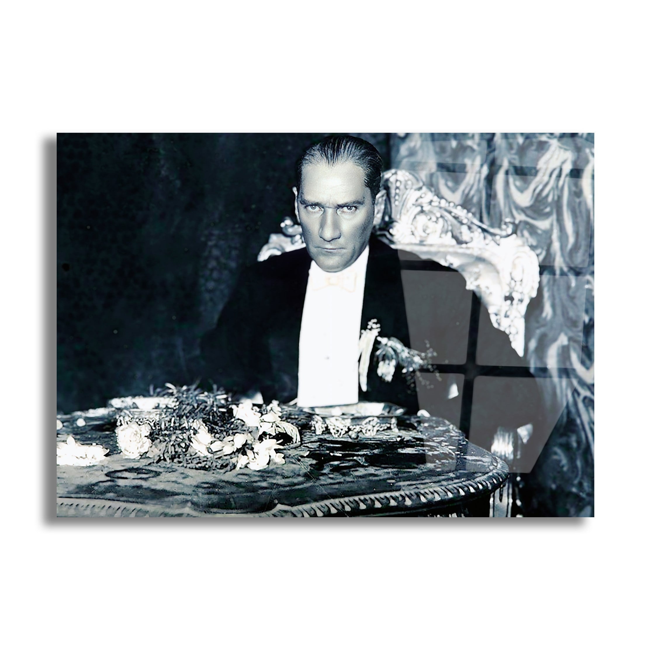 MUSTAFA KEMAL ATATÜRK GÖRSELLİ CAM TABLO