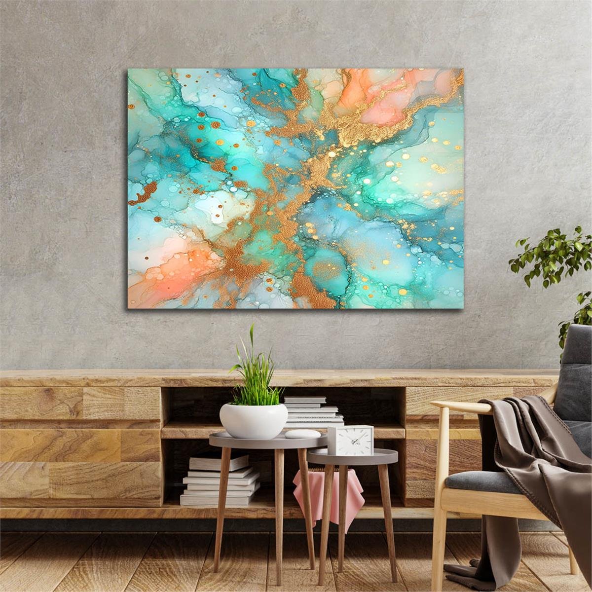 Sanat Temalı Cam Tablo 410