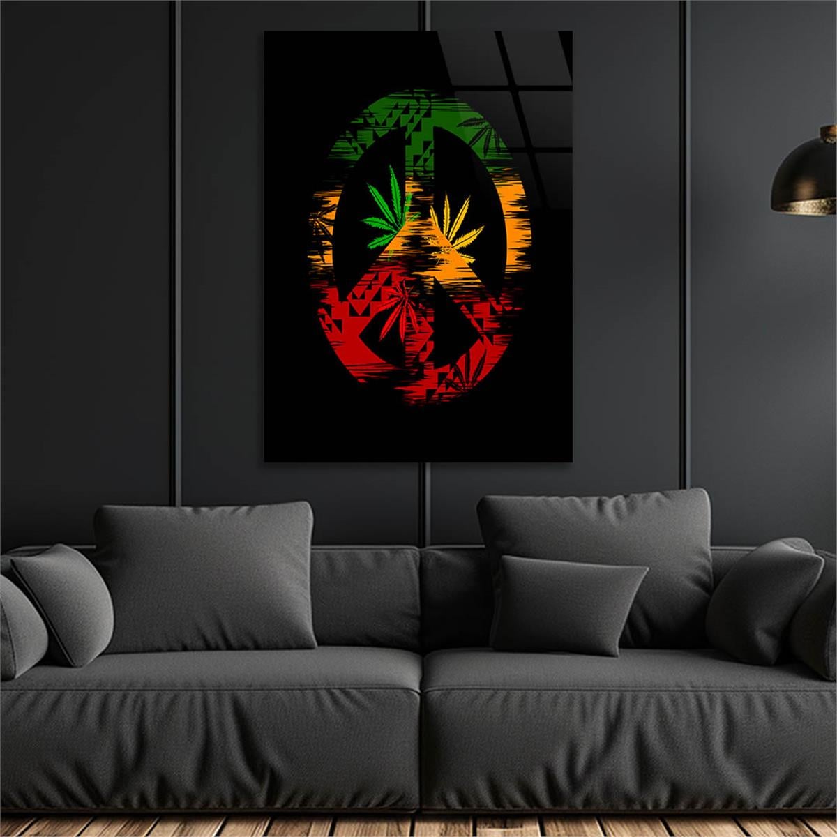 Tempered Glasss Wall Arts Art-Themed